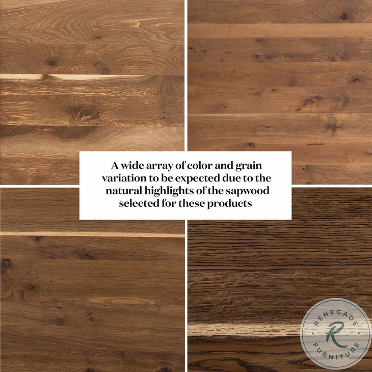 Erie Dark Smoked Oak Counter Height Dining Table