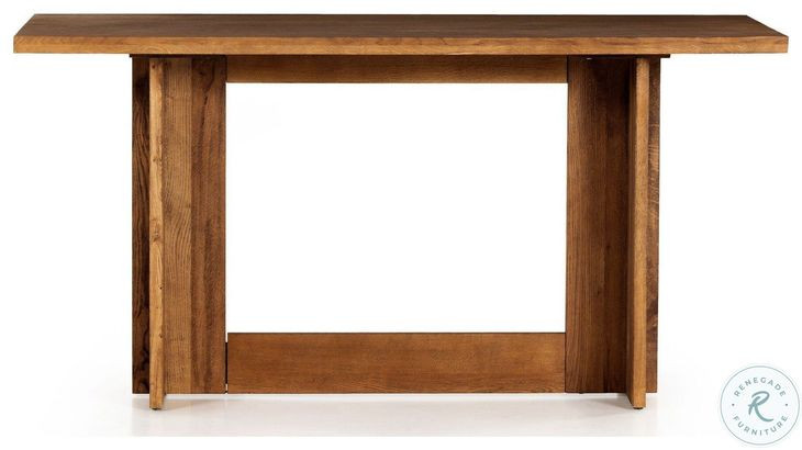 Erie Dark Smoked Oak Counter Height Dining Table