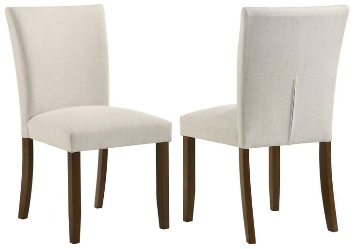Cantley Beige Upholstered Dining Side Chair Set of 2