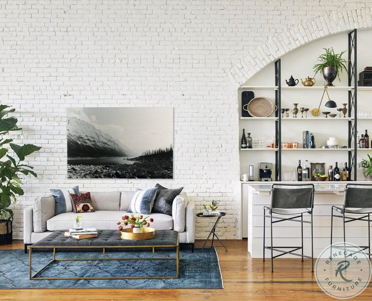 Schmidt Antique Rust Round Accent Table