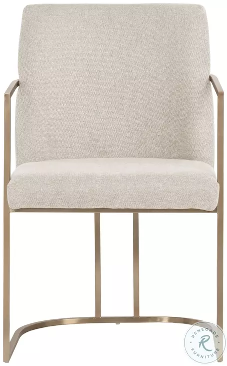 Rayla Belfast Oatmeal Fabric Dining Armchair