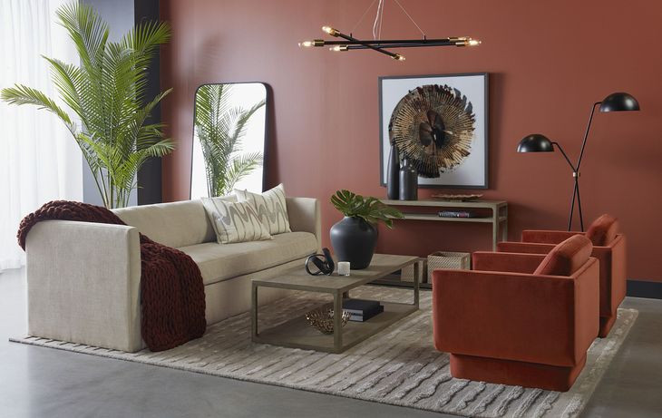 Calabasas Black Floor Mirror