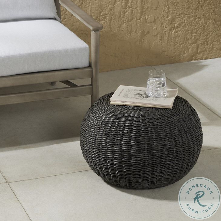 Phoenix Vintage Coal Outdoor Accent Stool