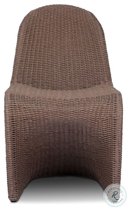 Portia Tanned Weave Outdoor Occasional Chair Set of 2