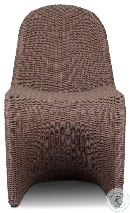 Portia Tanned Weave Outdoor Occasional Chair Set of 2