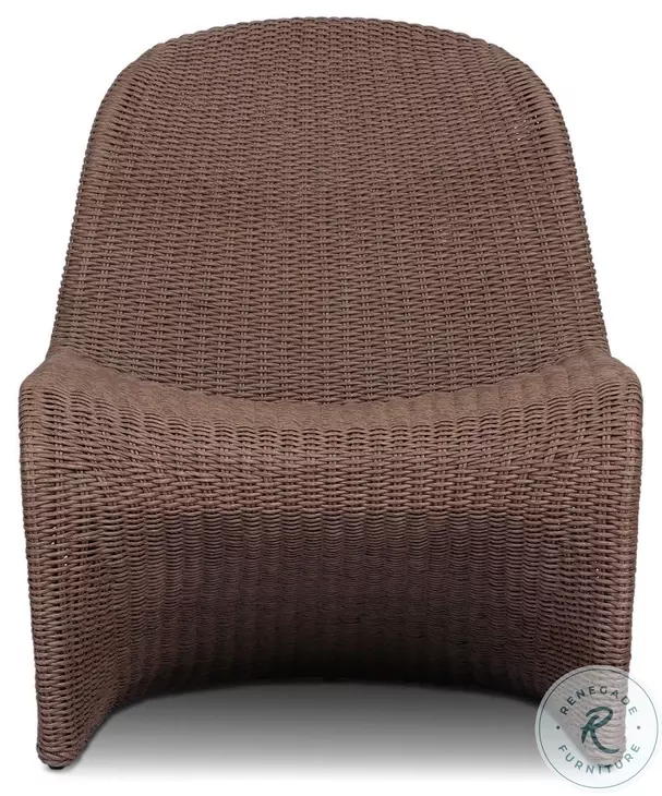 Portia Tanned Weave Outdoor Occasional Chair