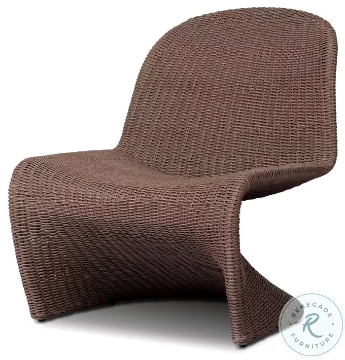 Portia Tanned Weave Outdoor Occasional Chair