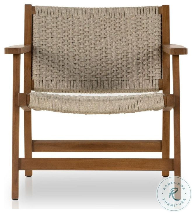 Delano Natural Teak Outdoor Chair