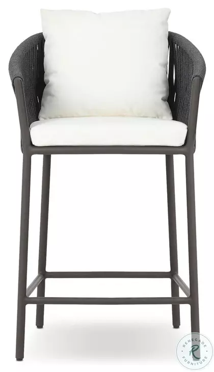 Porto Arashi Salt Outdoor Counter Height Stool