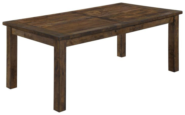Coleman Rustic Golden Brown Rectangular Dining Table