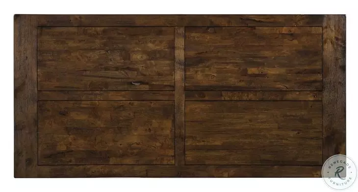Coleman Rustic Golden Brown Rectangular Dining Table from