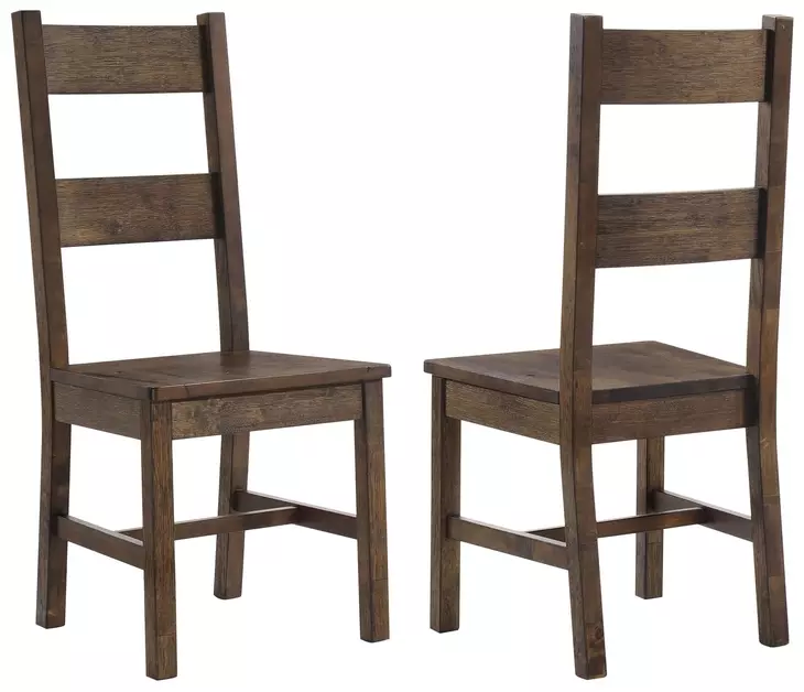 Coleman Rustic Golden Brown Side Chair Set of 2