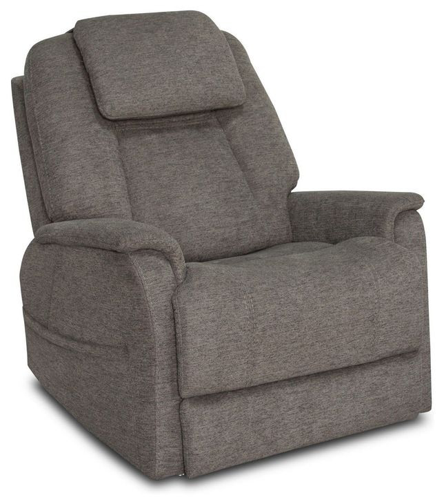 Zecliner Model 3+ Petite Dark Umber Performance Fabric Zero Gravity Triple Power Rocker Sleep Recliner with LED and USB Charging