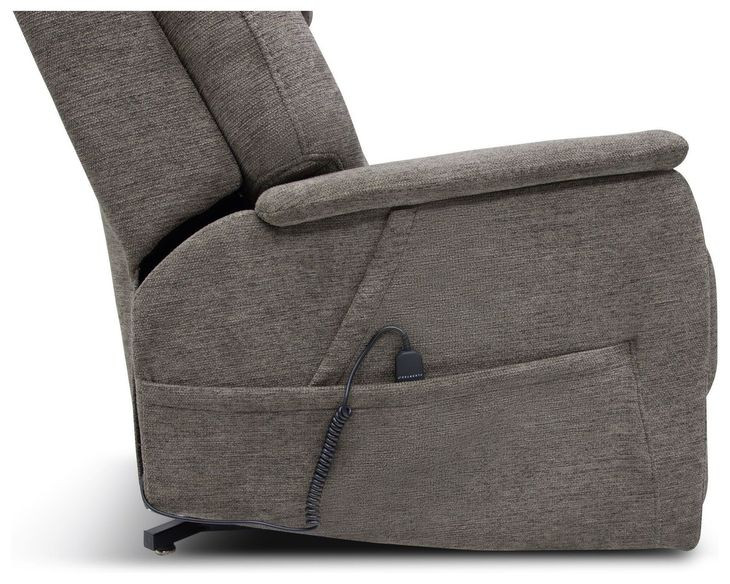 Zecliner Model 3+ Petite Dark Umber Performance Fabric Zero Gravity Triple Power Rocker Sleep Recliner with LED and USB Charging