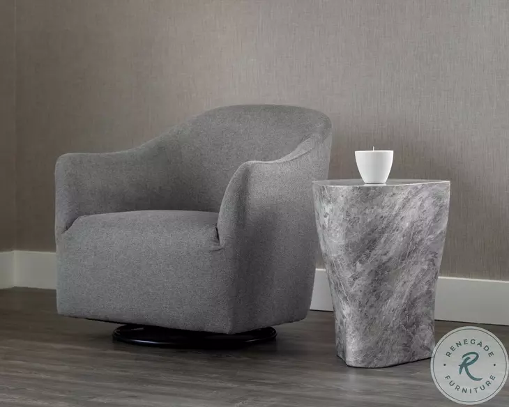 Dali Gray Large End Table