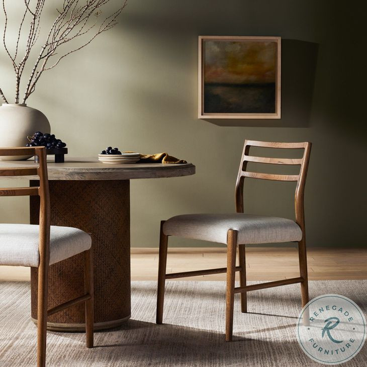 Glenmore Smoked Oak Dining Chair Set of 2