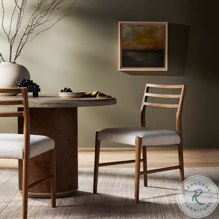 Glenmore Smoked Oak Dining Chair Set of 2