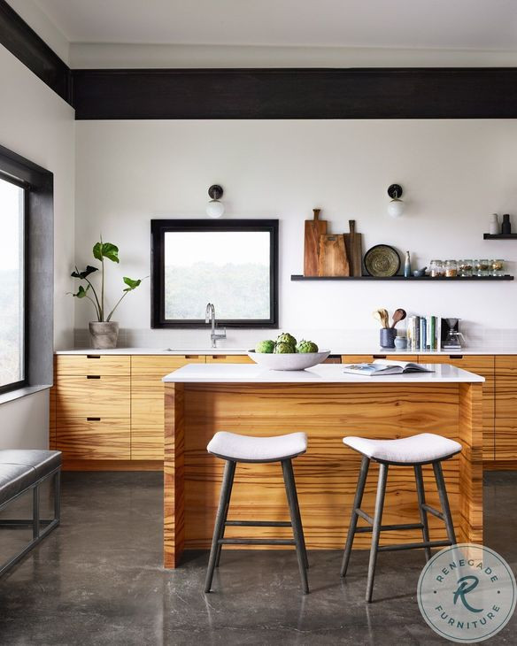 Union Light Carbon Ash Bar Stool