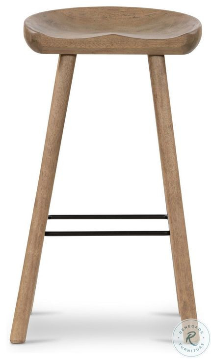 Barrett Natural Matte Bar Stool