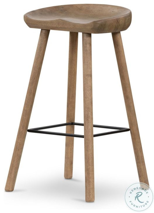Barrett Natural Matte Bar Stool