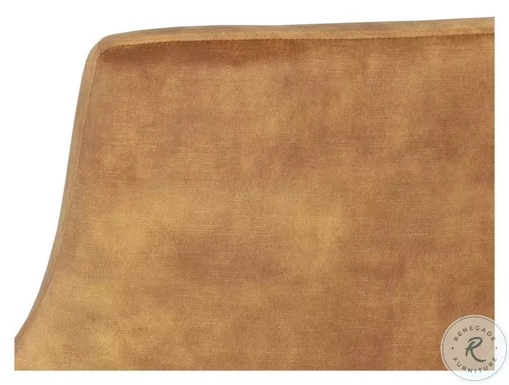 Aletta Nono Tapenade Gold Lounge Chair