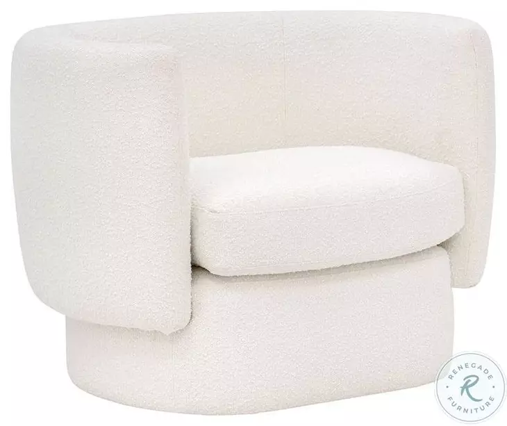 Valence Maya White Arm Chair