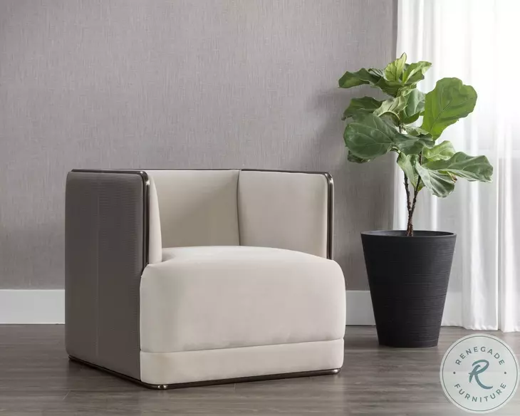 Sierra Meg And Porcini Taupe Arm Chair