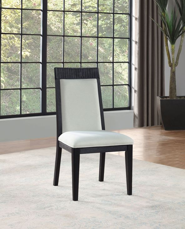 Brookmead Ivory Upholstered Side Chair Set of 2