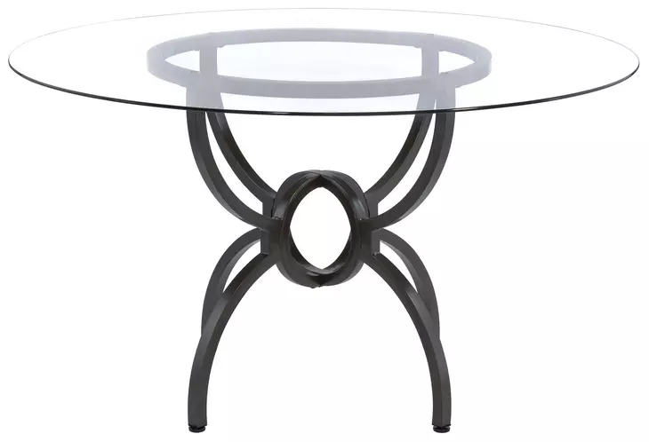 Aviano Gunmetal 48" Round Dining Table
