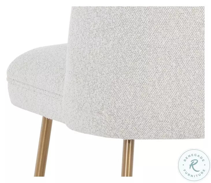 Ledoux Copenhagen White Counter Height Stool