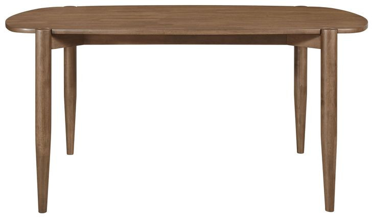 Dortch Walnut Solid Wood Oval Dining Table
