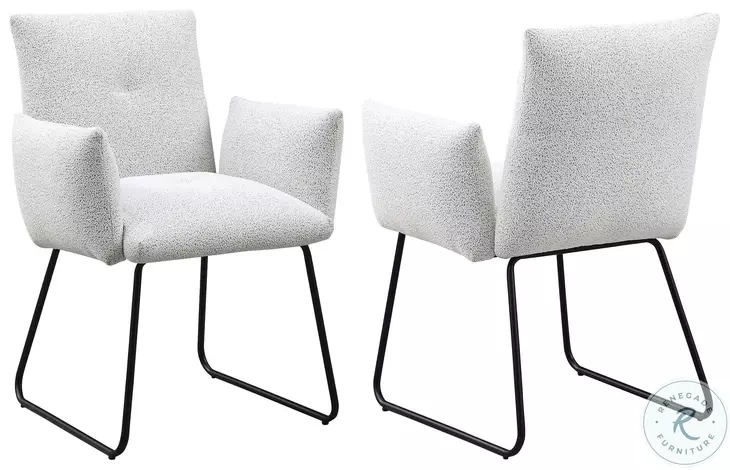 Ackland Light Gray Upholstered Dining Chair Set Of 2