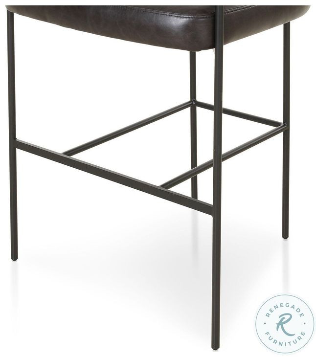 Carrie Sonoma Black Bar Stool