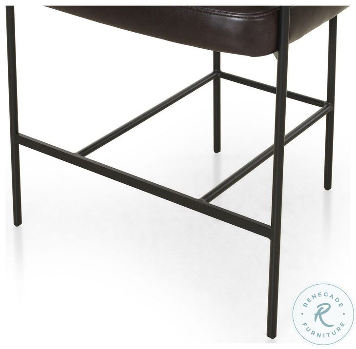 Carrie Sonoma Black Counter Height Stool