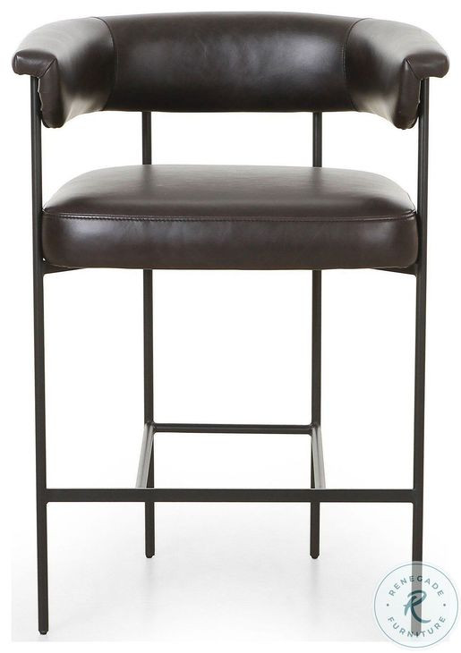 Carrie Sonoma Black Counter Height Stool