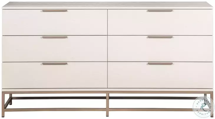 Rebel Champagne Gold And Cream Dresser