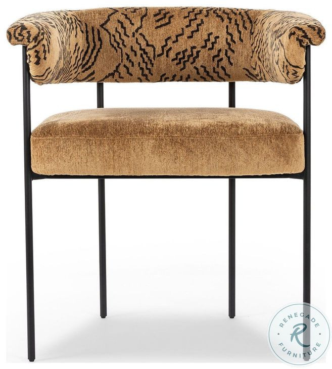 Carrie Dharma Ochre Dining Chair