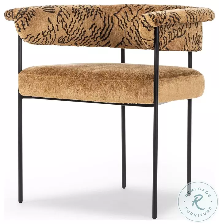 Carrie Dharma Ochre Dining Chair