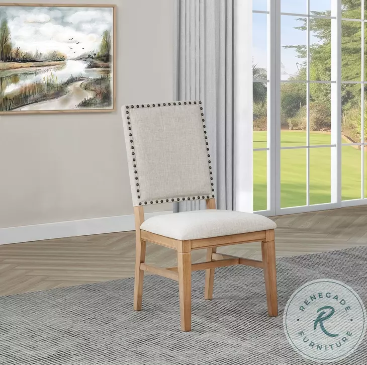 Middleton Beige Upholstered Dining Side Chair Set of 2