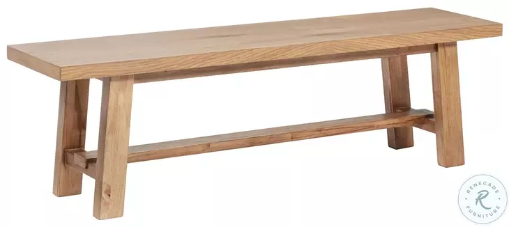 Middleton Natural 60" Backless Bench