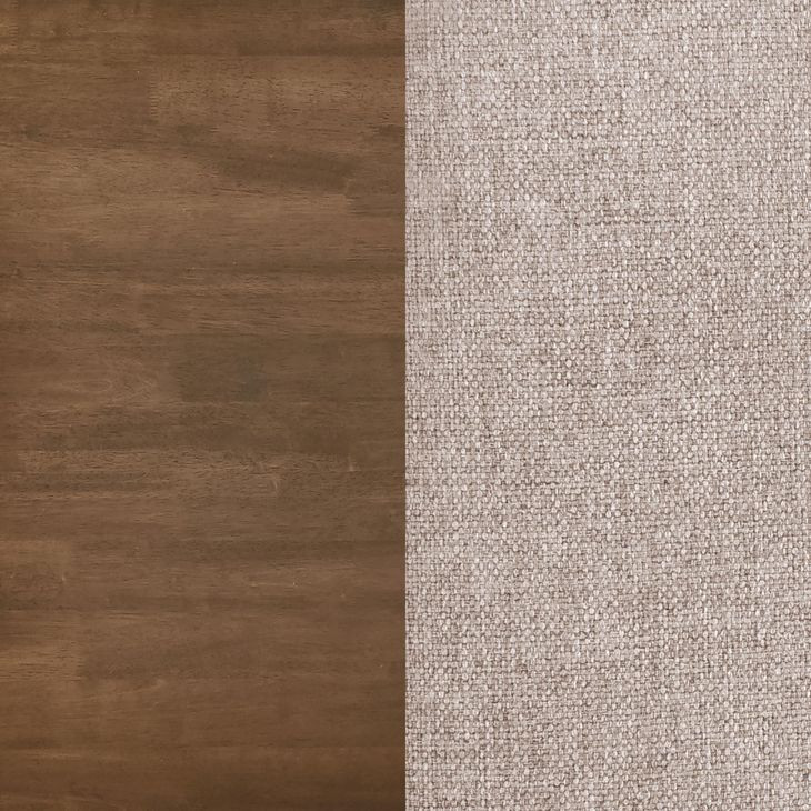 Parkridge Tan And Natural Walnut Side Chair Set Of 2