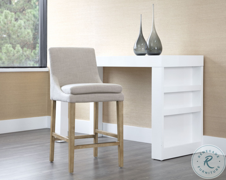 Rosine Effie Flax Counter Height Stool