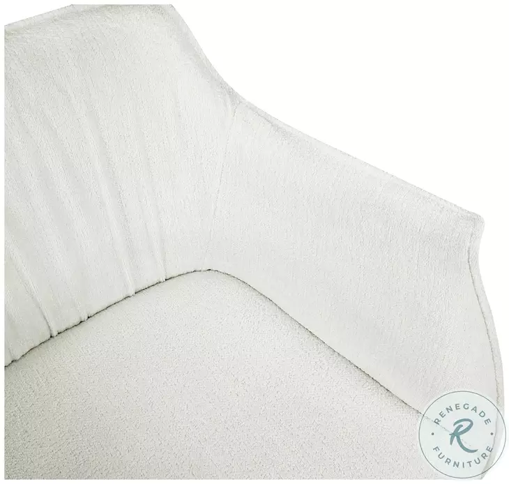 Rachael White Accent Chair