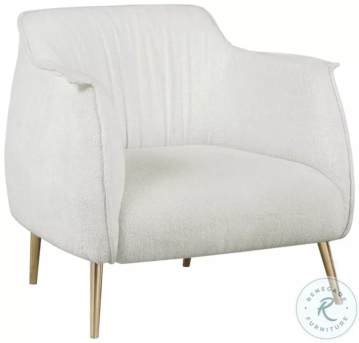 Rachael White Accent Chair