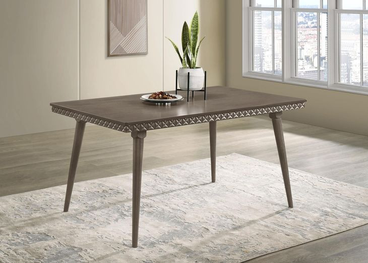 Onslow Dark Brown 59" Rectangular Dining Table