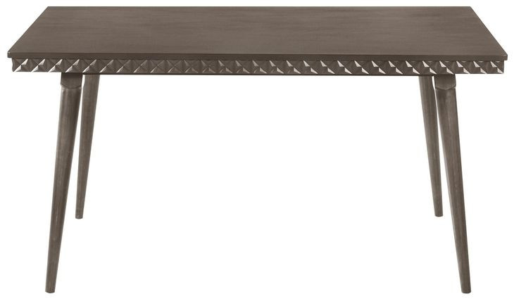 Onslow Dark Brown 59" Rectangular Dining Table