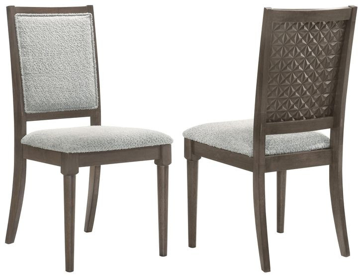 Onslow Gray Upholstered Side Chair Set Of 2
