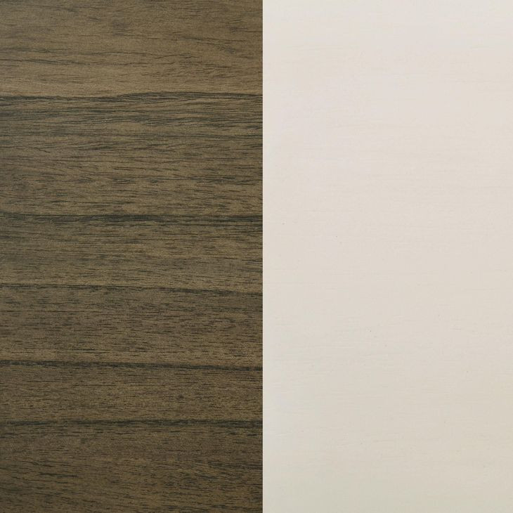 Biloxi Greyish And White 71" Rectangular Dining Table