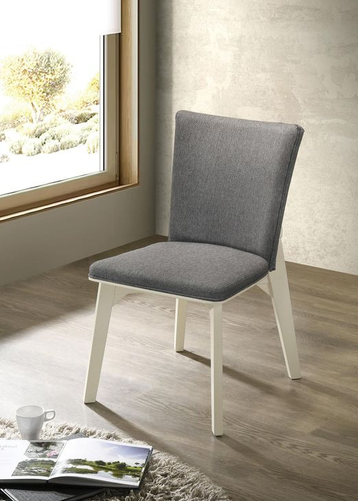 Biloxi Gray Upholstered Side Chair Set Of 2