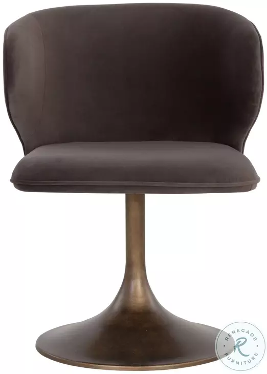Simone Meg Ash Swivel Dining Chair